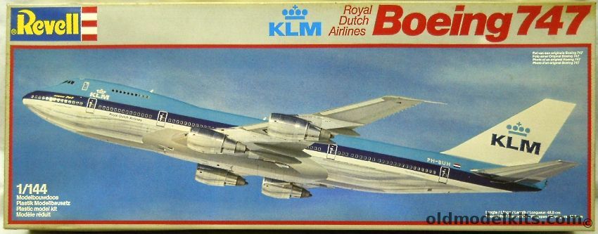 Revell 1/144 Boeing 747 KLM Royal Dutch Airlines, 4223 plastic model kit